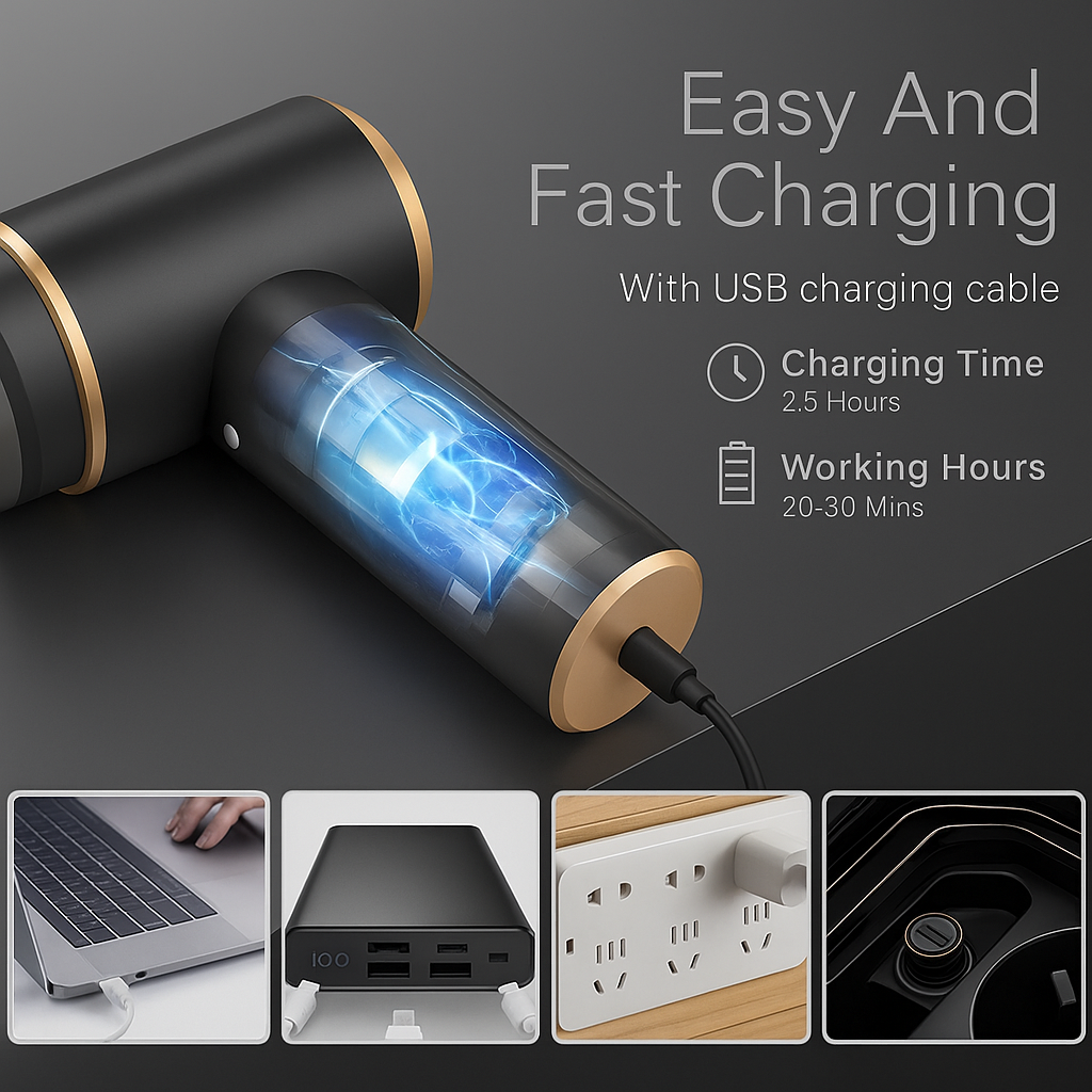 Noucas™ 4-in-1 Portable Vacuum Cleaner